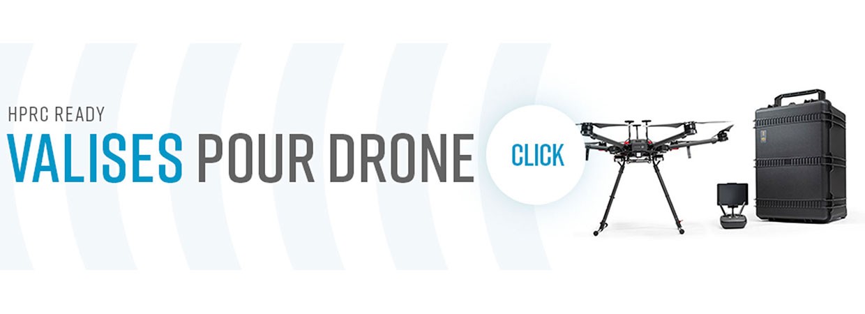 Valises pour Drone DJI - Valises Etanches, Ultrarésistantes et Anti poussières
